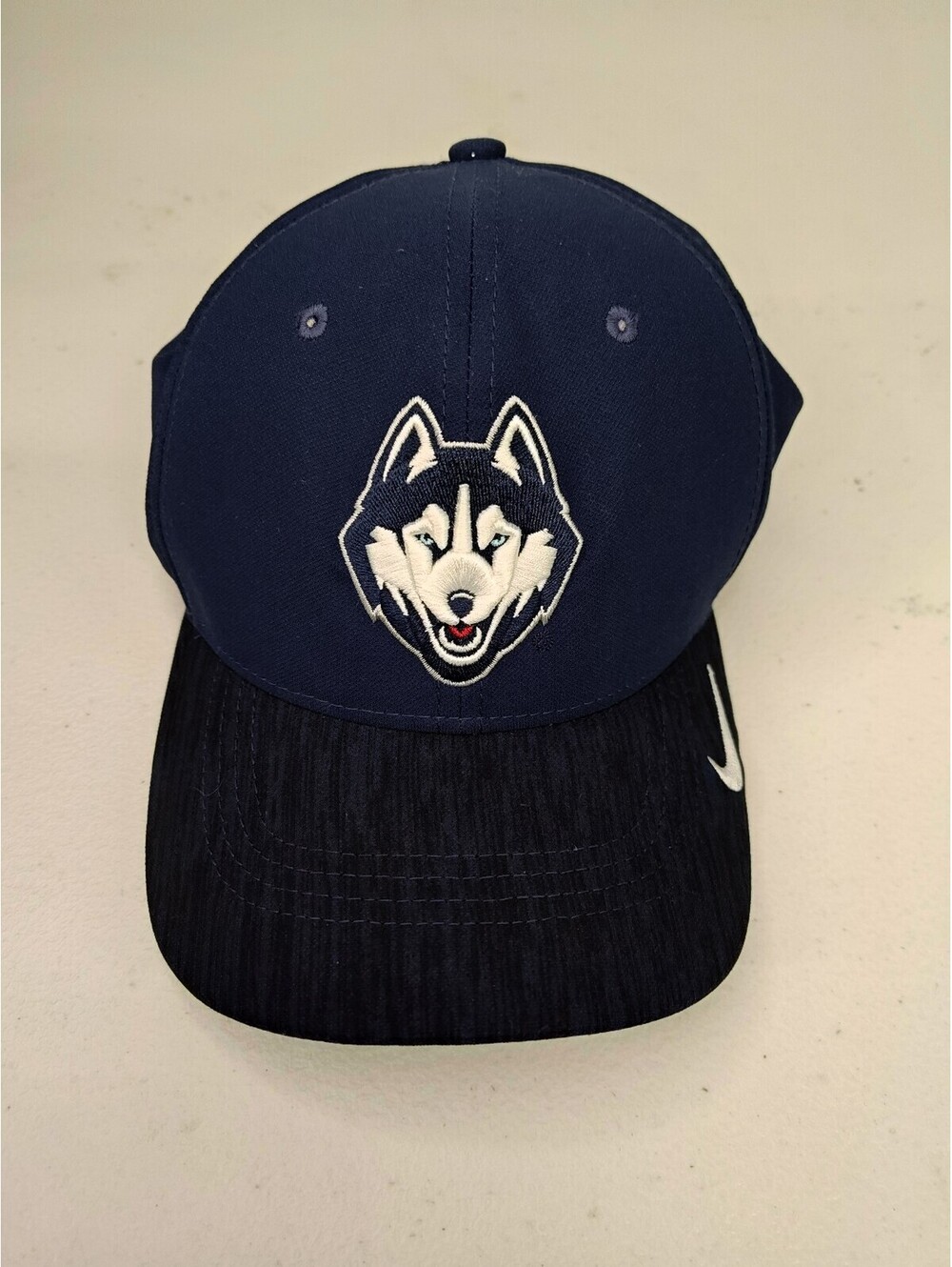 Nike UConn Huskies Classic99 Dri-FIT Hat Navy Blue Heather Adjustable Strapback